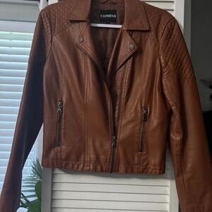 Express Ladies Leather Jacket Medium